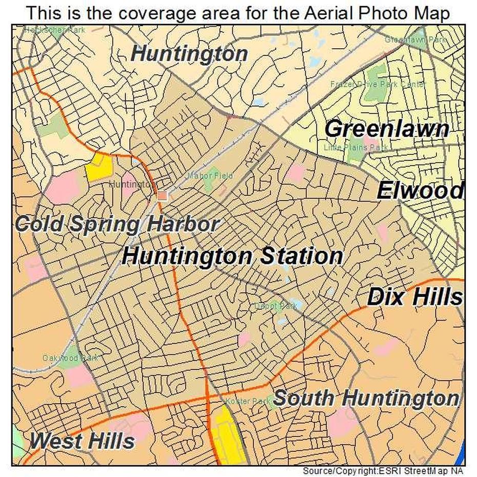 Aerial Photography Map Of Huntington Station, Ny New York, Huntington Station, United States, United States  For Kids, Detailed  United States