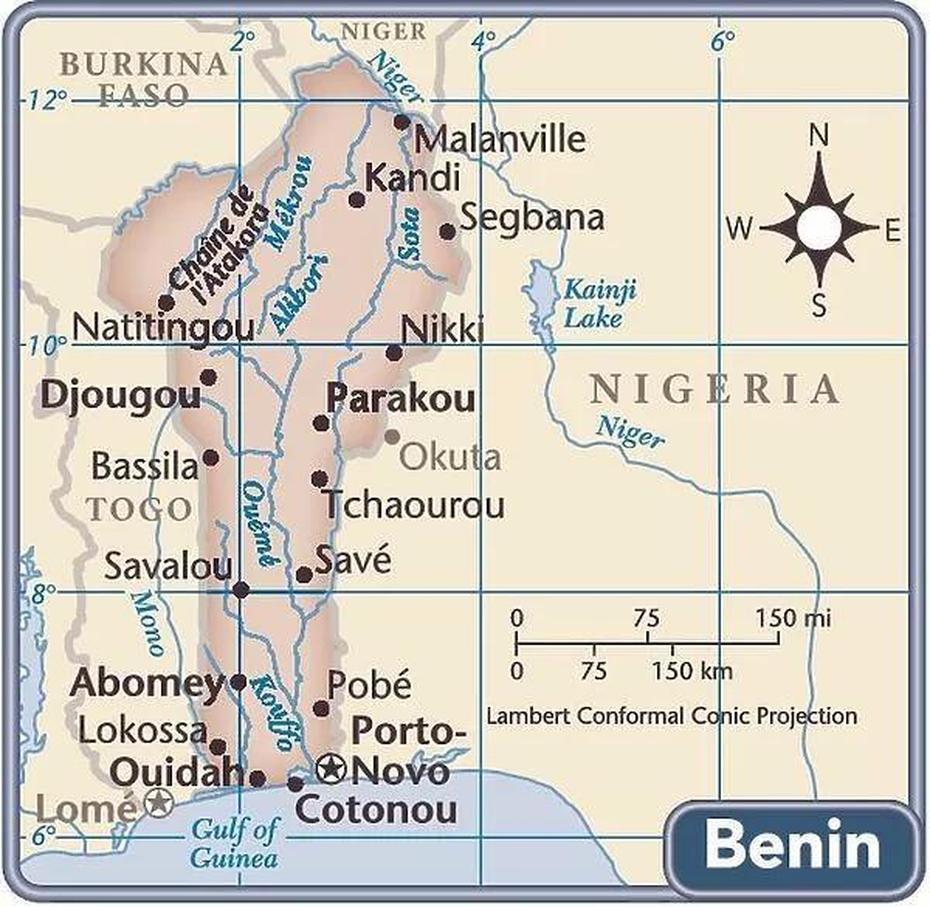 Carte Du Benin, Benin Capital, Jigsaw Puzzle, Golo-Djigbé, Benin