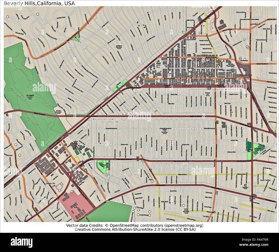 City Of Beverly Hills Map, Beverly Hills, United States, Bedroom Slums Beverly Hills, Blaupunkt Beverly Hills 71