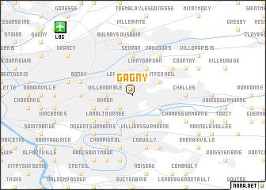 Gagny (France) Map – Nona, Gagny, France, Le  Dahlia, Chateau De  Maisons