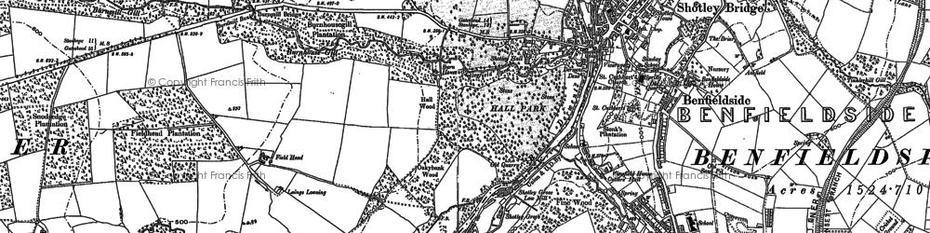 Of Gb, United Kingdom Topography, Francis Frith, Shotley Bridge, United Kingdom