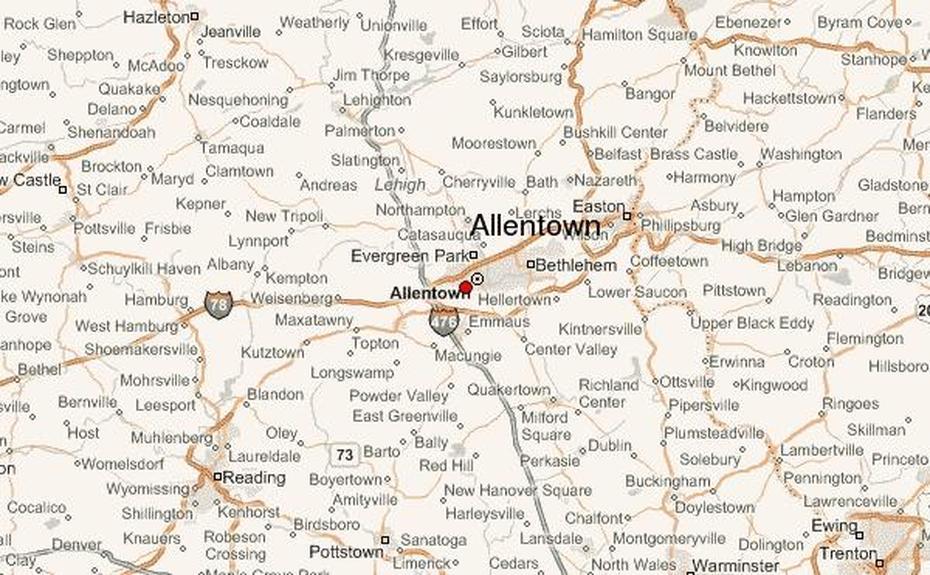 Guide Urbain De Allentown, Allentown, United States, Bethlehem Georgia, Allentown Zip Code