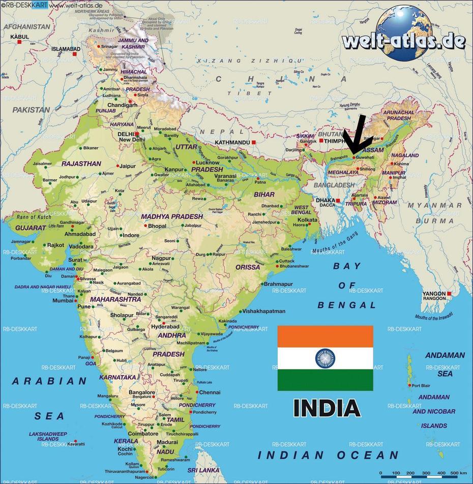 Guwahati Map Of India, Guwāhāti, India, Guwahati  Assam, Mumbai India On A