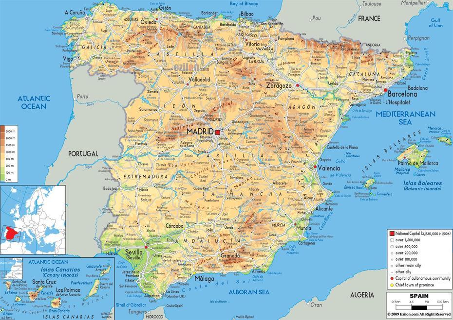 Large Printable  Of Spain, Eastern Spain, , Galdácano, Spain