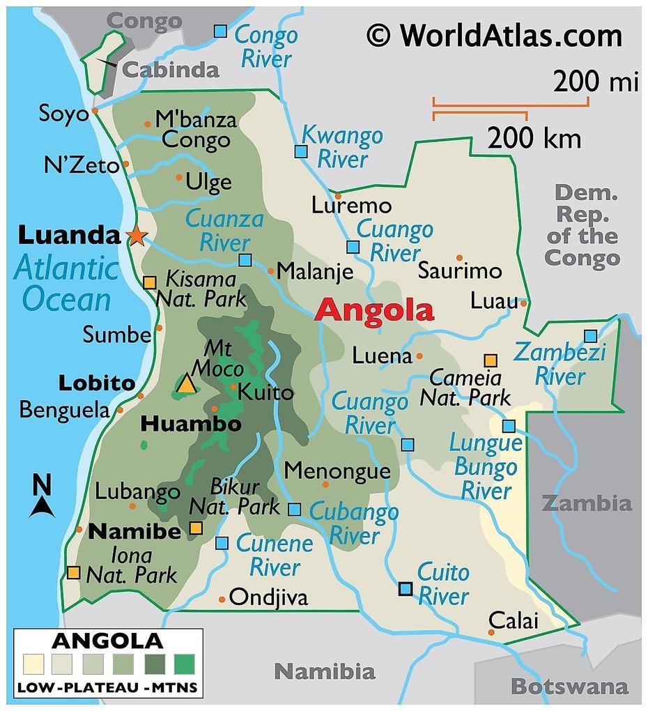 Luanda Map / Angola Political Map Capital Luanda Exclave Stock Vector …, Virei, Angola, Adéno-Associated  Virus, Flare  Virus