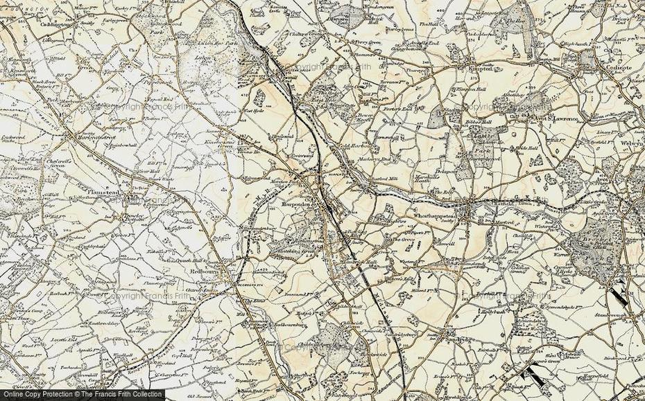 Old Maps Of Harpenden – Francis Frith, Harpenden, United Kingdom, England United Kingdom, Chorley Hospital