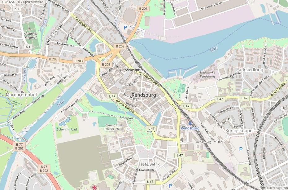 Rendsburg Map Germany Latitude & Longitude: Free Maps, Rendsburg, Germany, Tilsit East  Prussia, 1807