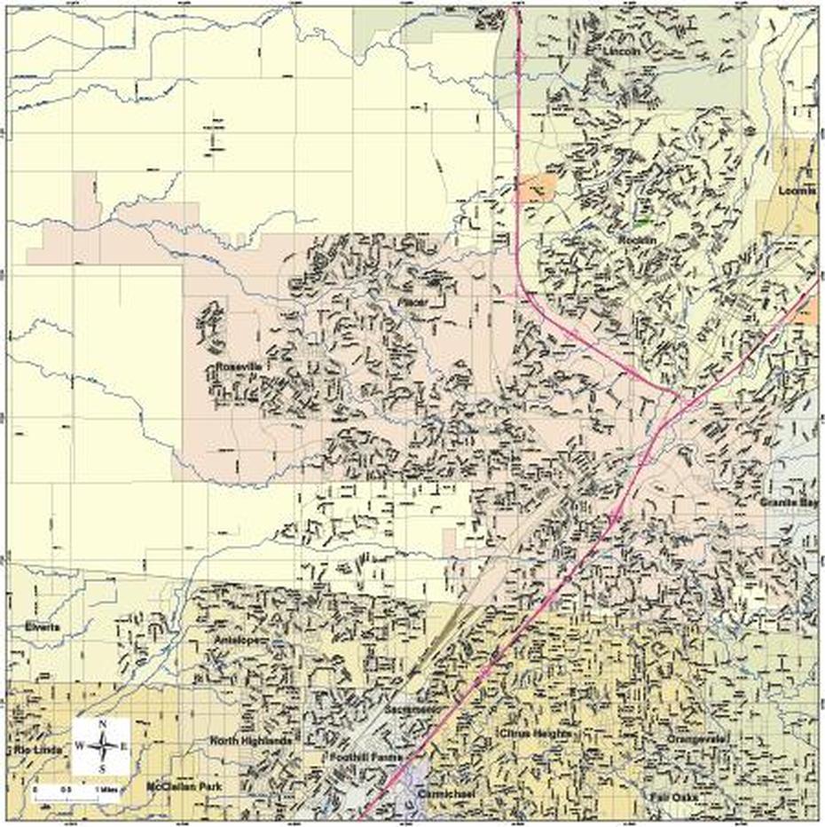 Roseville Ca Zip Code, Roseville Mall, Highways, Roseville, United States