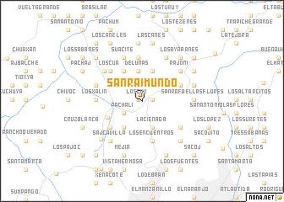 San Raimundo (Guatemala) Map – Nona, San Raimundo, Guatemala, Panajachel Guatemala, El Carrizal Guatemala