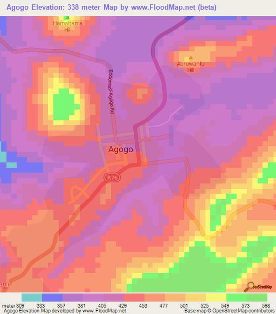 Ashanti  Region, Hohoe, Topography, Agogo, Ghana