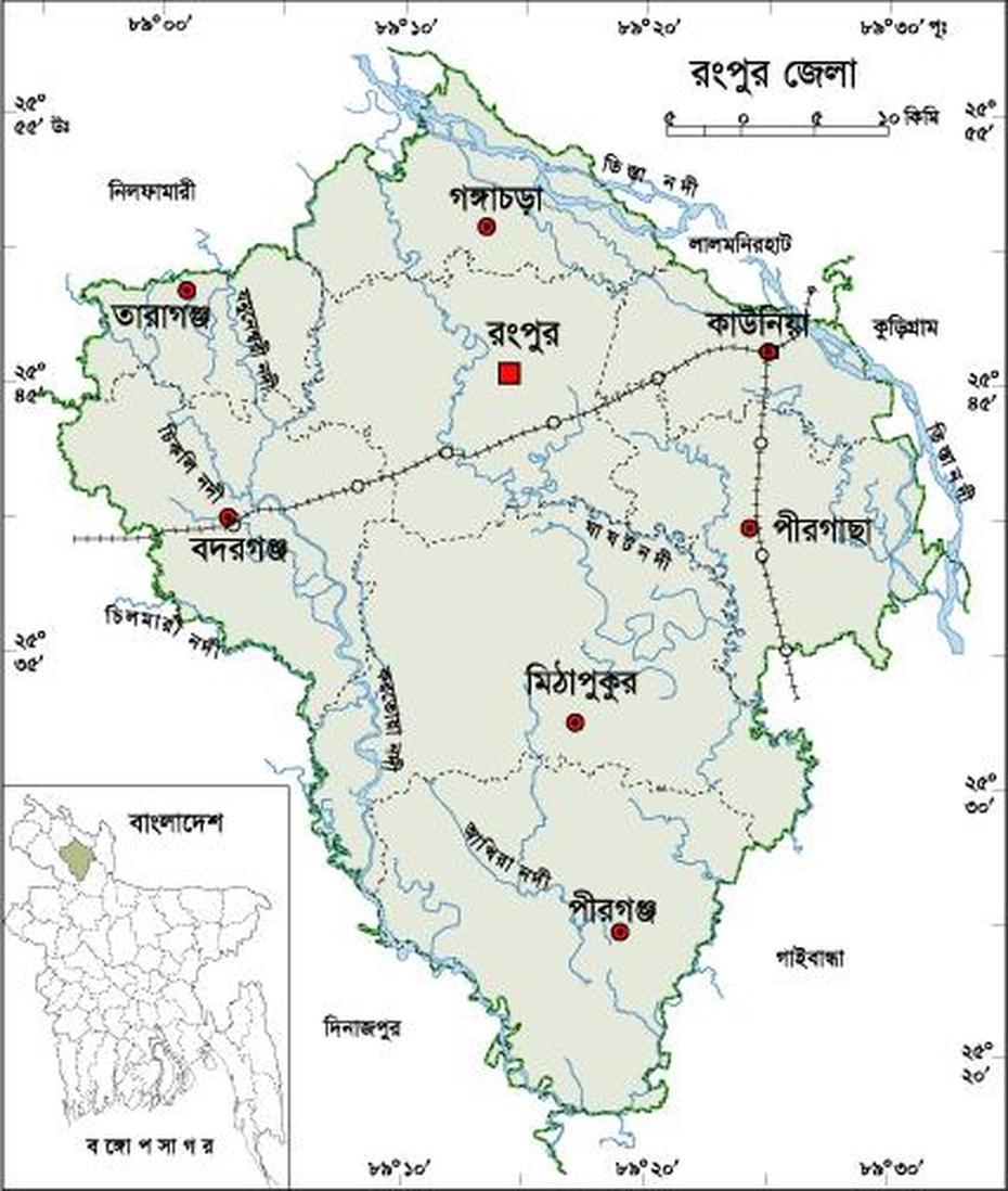 Bangladesh Country, Bangladesh Road, District Information, Rangapukur, Bangladesh