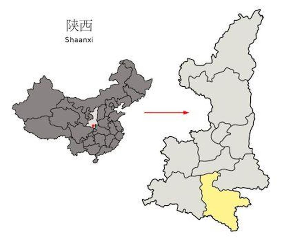 Chinese Cities With Over A Million Population, Ankang, China, Shaanxi China, Shensi China