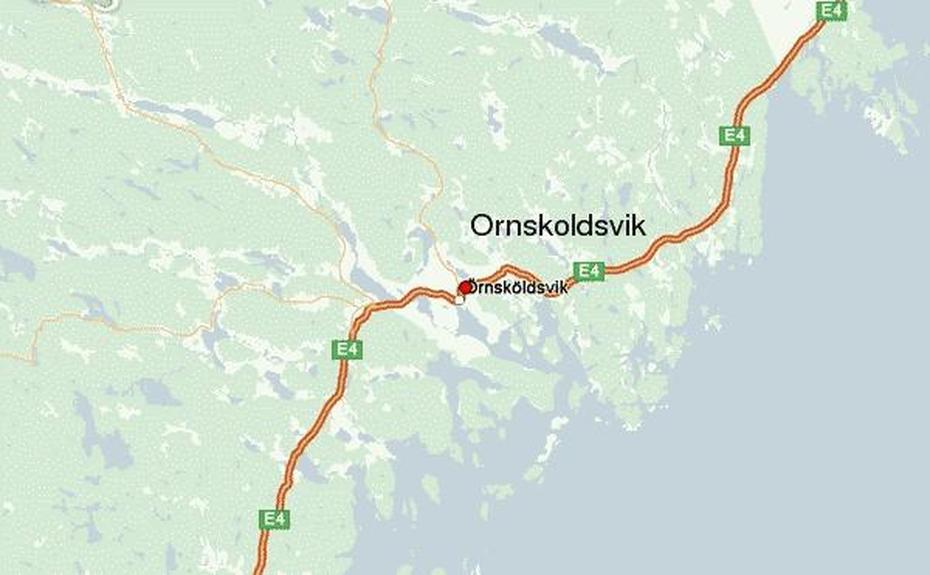 Detailed  Sweden, Printable  Of Sweden, Location Guide, Örnsköldsvik, Sweden