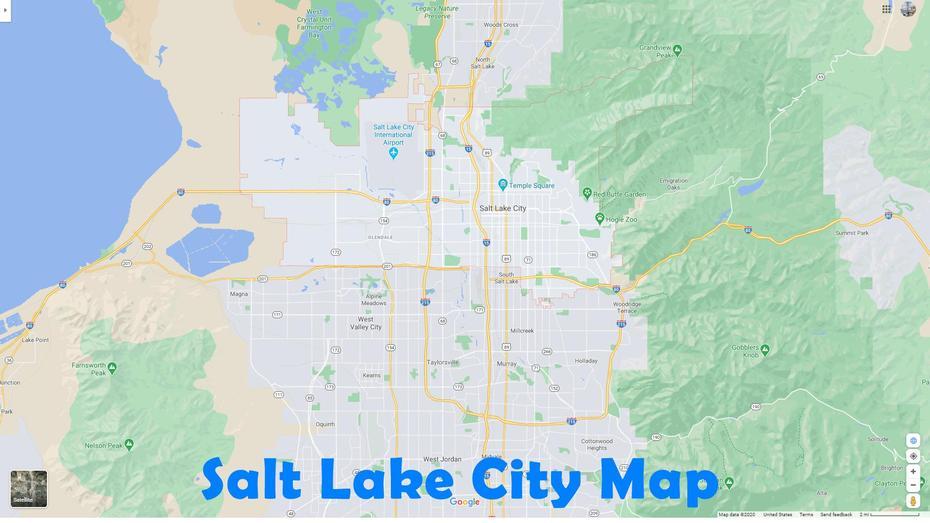 Great Salt Lake Location, Salt Lake Airport, City, Salt Lake City, United States