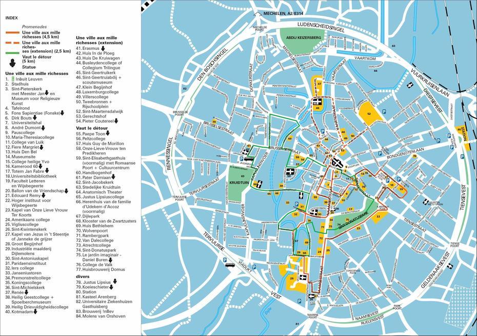 Large Leuven Maps For Free Download And Print | High-Resolution And …, Louvain-La-Neuve, Belgium, Belgium Tourist Attractions, Gare Louvain La Neuve