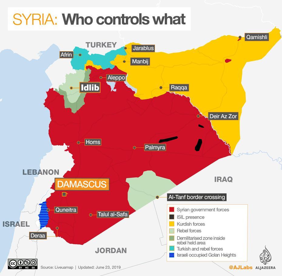 Lebanon And Syria, Syria  Detailed, Idlib, Aş Şanamayn, Syria