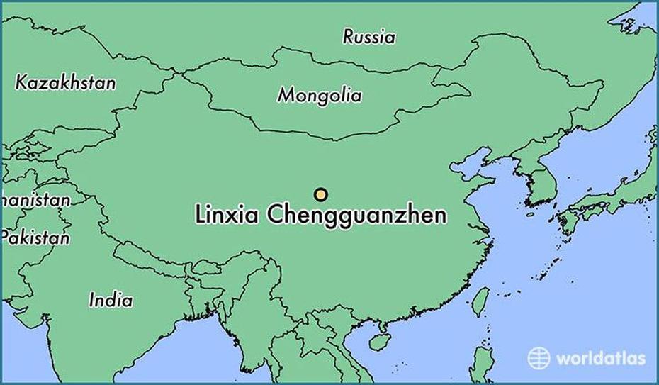 Where Is Linxia Chengguanzhen, China? / Linxia Chengguanzhen, Gansu Map …, Lingbao Chengguanzhen, China, China On  Of World, China Road