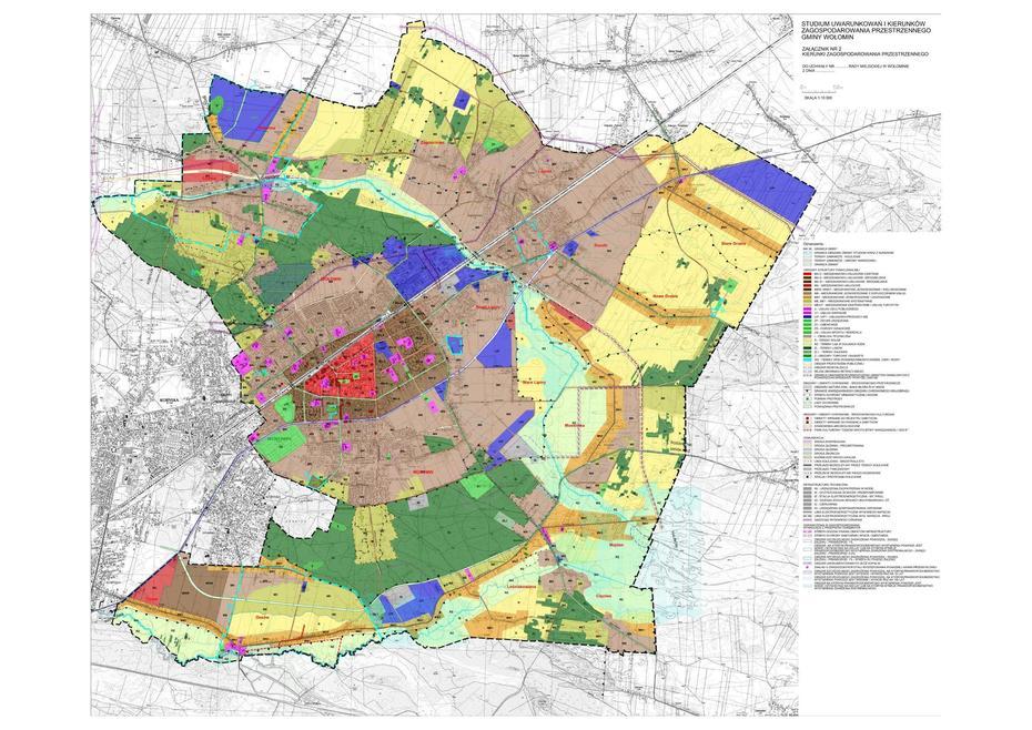 Mapa Wolomin – Gmina Woomin, Wołomin, Poland, Printable Poland, Medieval Poland