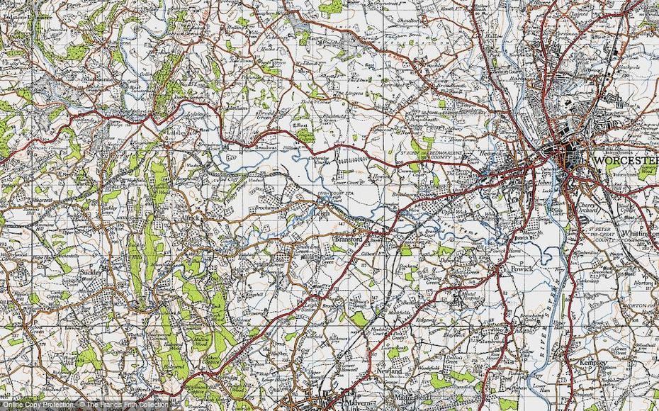 Old Maps Of Leigh, Hereford & Worcester – Francis Frith, Leigh, United Kingdom, United Kingdom Europe, Physical  United Kingdom