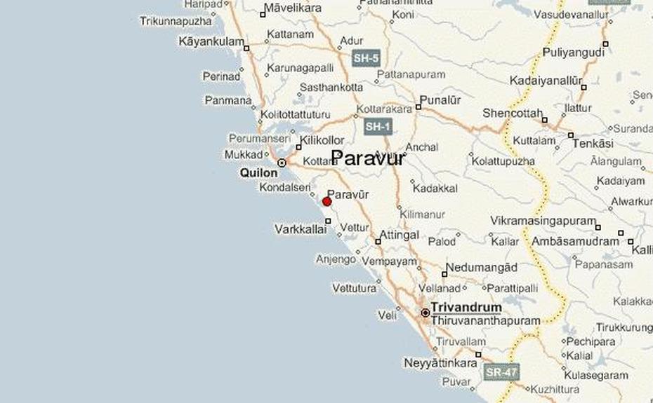 Paravur Location Guide, Paravūr Tekkumbhāgam, India, Malappuram  Kerala, Kollam  Kerala