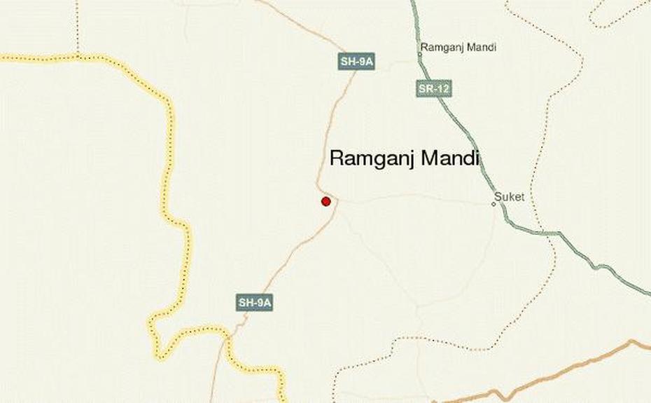 Ramganj Mandi Location Guide, Rāmganj Mandi, India, Mandi Bahauddin, India Elevation