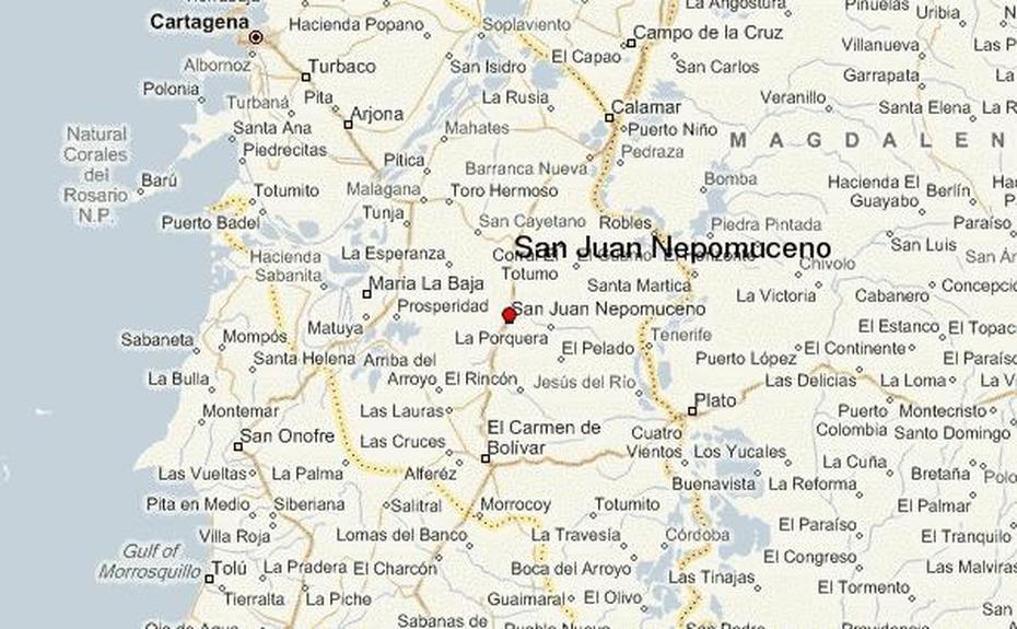 San Juan Nepomuceno Location Guide, San Juan Nepomuceno, Colombia, San Juan Nepomuceno Ship Model, San Juan Batangas