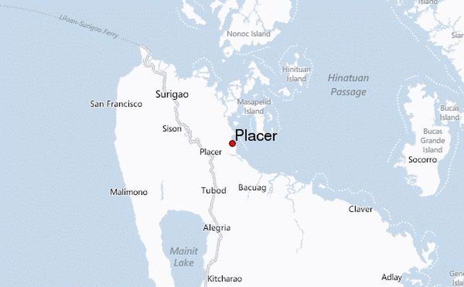 Surigao  Mining, Surigao  City, Location Guide, Placer, Philippines