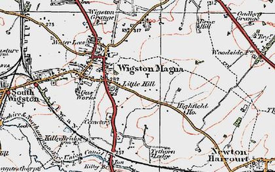 Wistan, Leicester United Kingdom, Francis Frith, Wigston Magna, United Kingdom