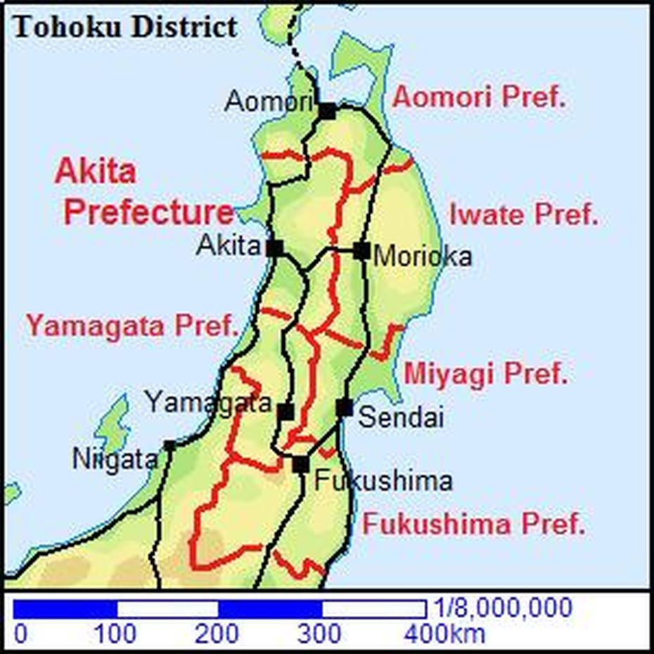 Akita Prefecture In Tohoku District | Sendai, Miyagi, Akita, Akitakata, Japan, Simple  Of Japan, City  Of Japan