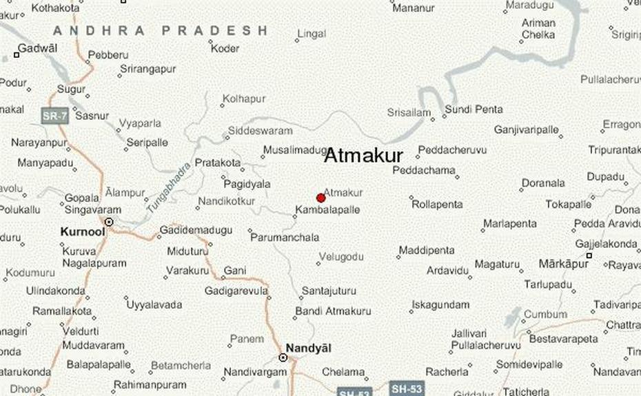 Atmakur, Andhra  Pradesh, Location Guide, Ātmakūr, India