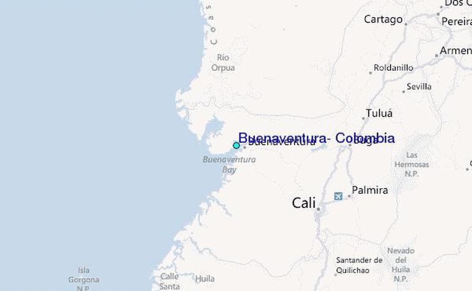 Buenaventura, Colombia Tide Station Location Guide, Buenaventura, Colombia, Cali- Colombia, Colombia  Outline