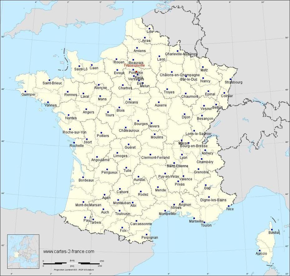 Carte De Franconville, Franconville, France, Ikea France, Val D’Oise France