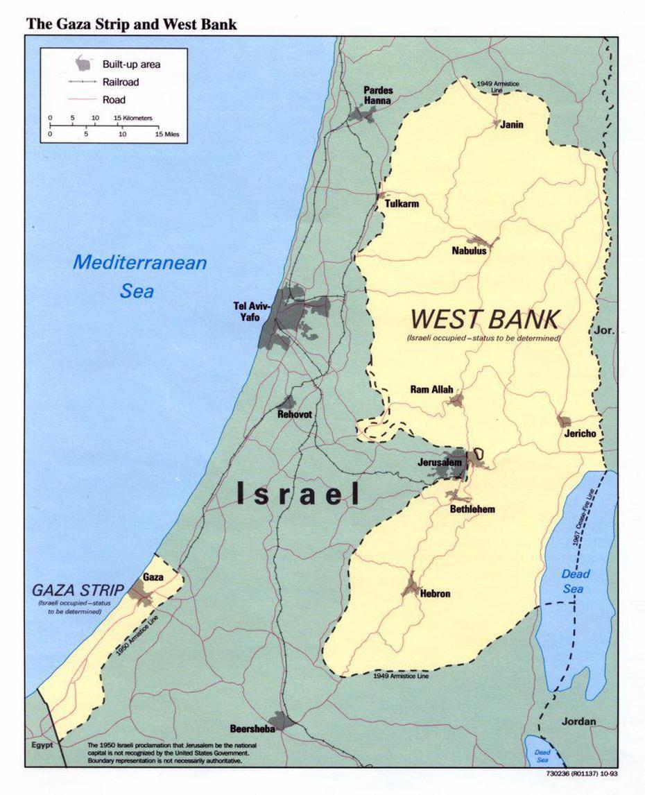 Gaza And West Bank, West Bank Cities, Strip, Bethlehem, West Bank