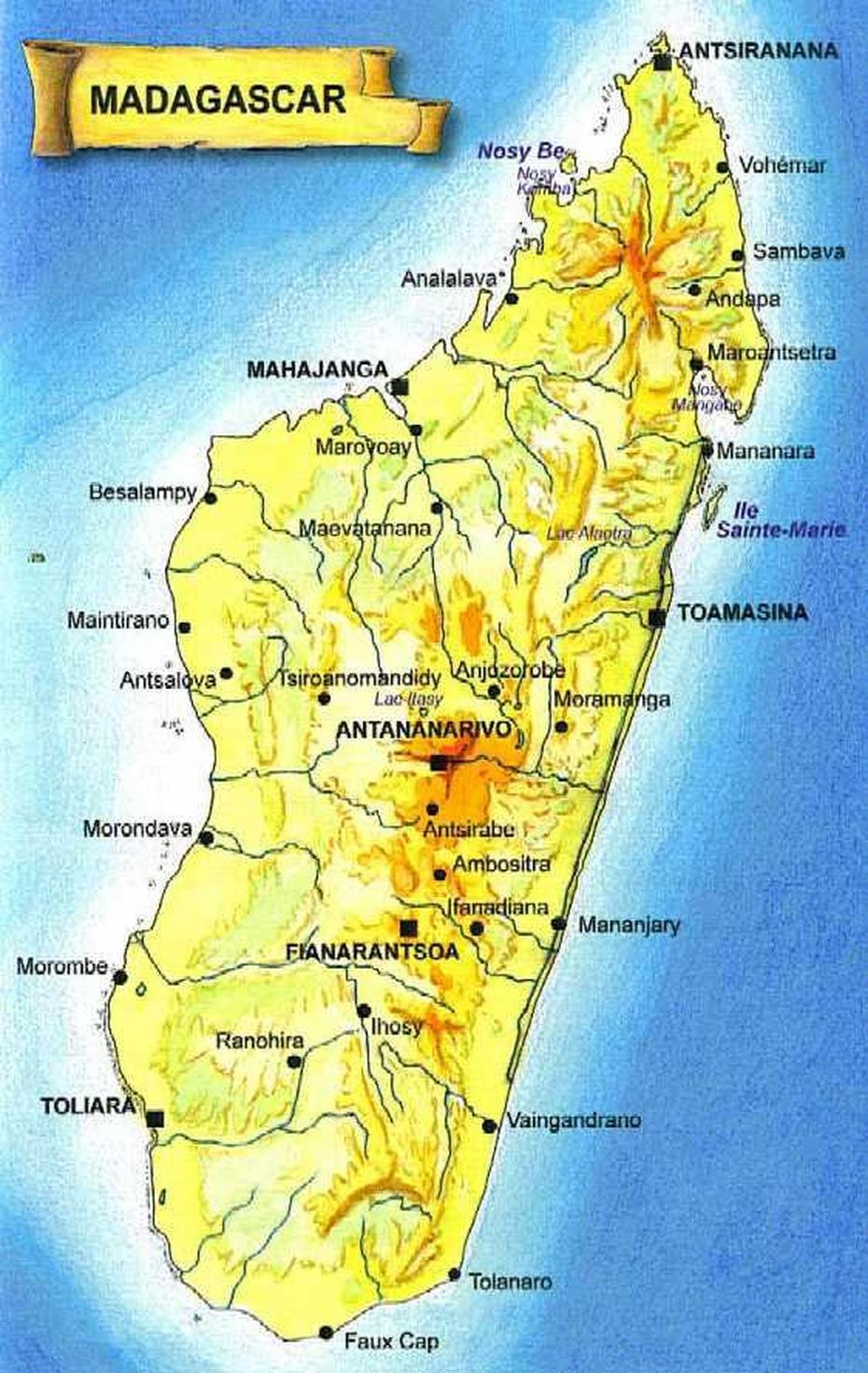 La Carte De Madagascar : La Carte De Madagascar / La Carte Est Vraiment …, Vohipeno, Madagascar, Madagascar Un Mission, Madagascar Magazine