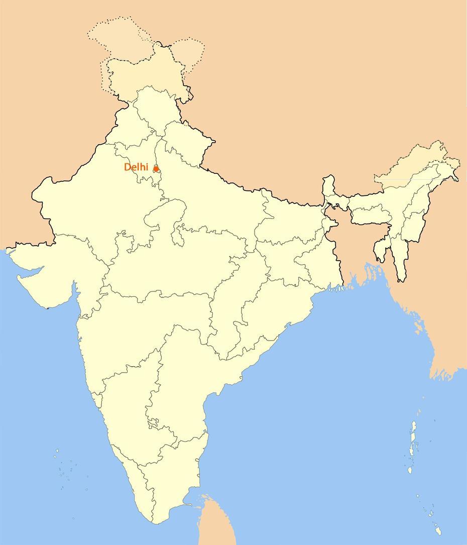 Location Map Of Delhi  Mapsof, Rehli, India, Rehli, India