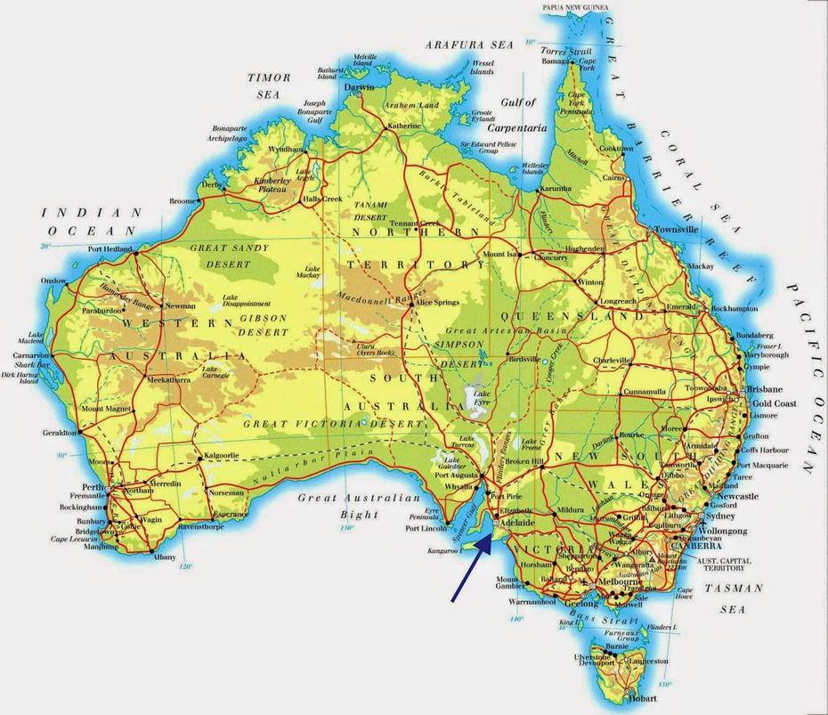 Mapas De Adelaide – Australia | Mapasblog, Adelaide, Australia, Of Adelaide South Australia, North Adelaide Australia