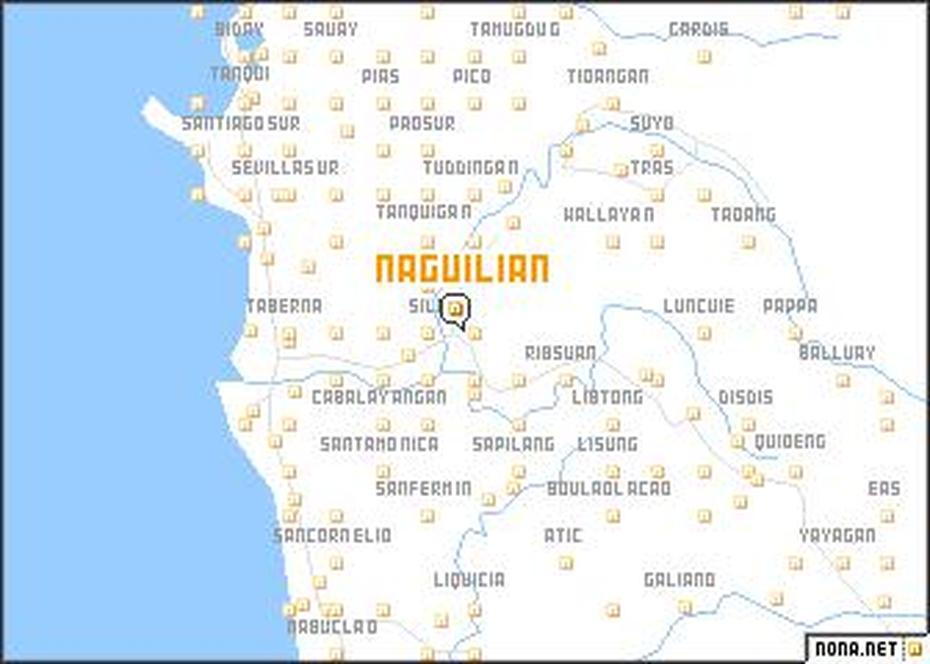 Naguilian (Philippines) Map – Nona, Naguilian, Philippines, La Union, Baguio City
