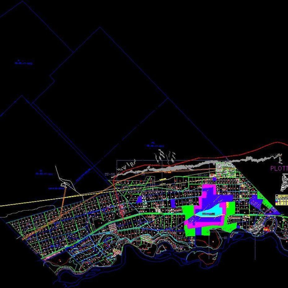 Parcel Map Plottier, Neuquen Province, Argentina Dwg Block For Autocad …, Plottier, Argentina, Argentina Capital, Peru