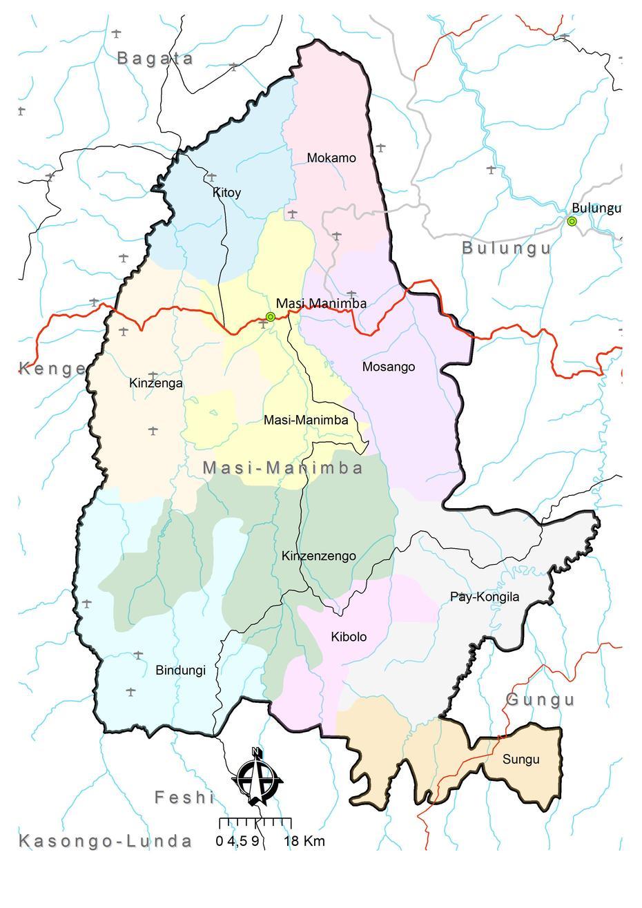 Territoire De Masimanimba  Caid, Masi-Manimba, Congo (Kinshasa), Rd Congo, Kinshasa Plan