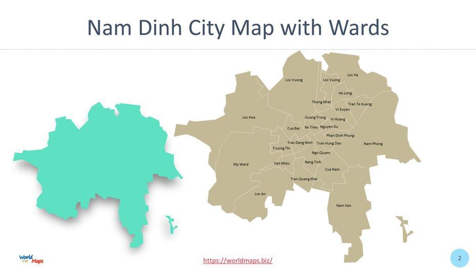 Vietnam Nam Dinh Map – Free Download Powerpoint Templates, Nam Định, Vietnam, Thailand Vietnam, Vietnam Country