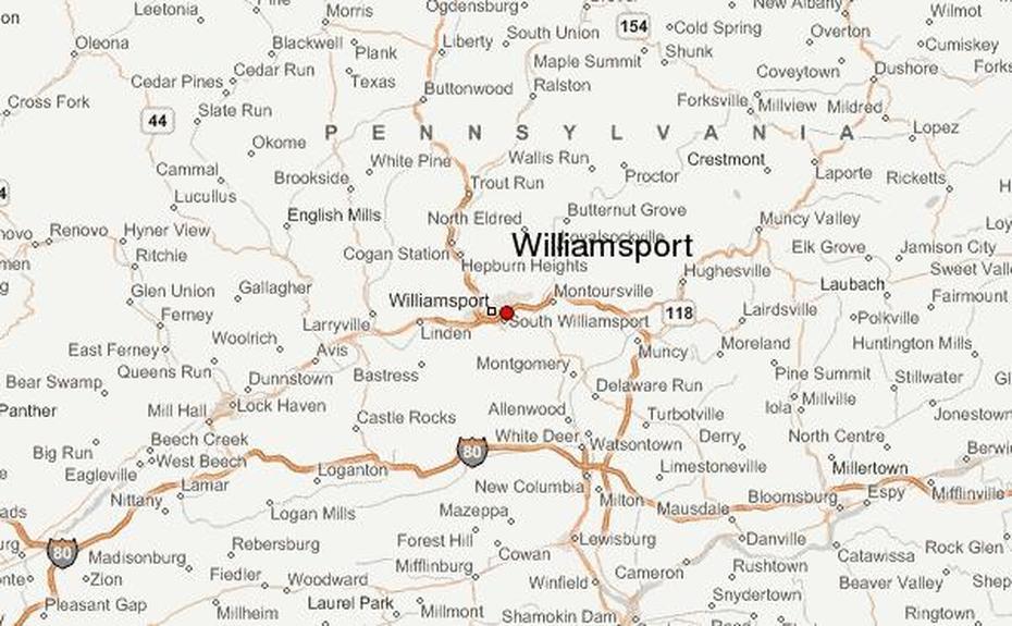 Williamsport Pennsylvania, Williamsport Maryland, Pennsylvania Location, Williamsport, United States