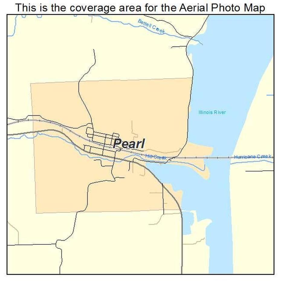 Aerial Photography Map Of Pearl, Il Illinois, Pearl, United States, United States  Simple, Cool United States