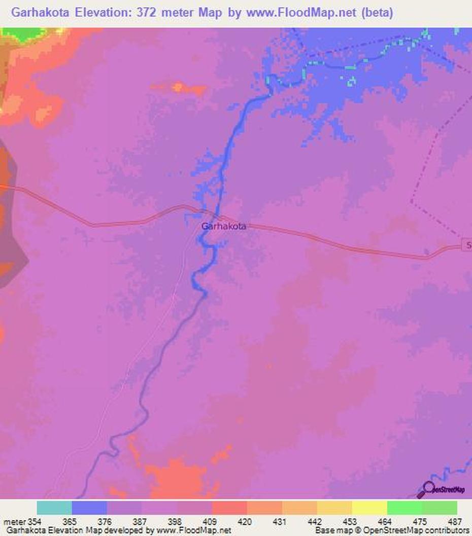 Elevation Of Garhakota,India Elevation Map, Topography, Contour, Garhākota, India, India  World, India  Kids