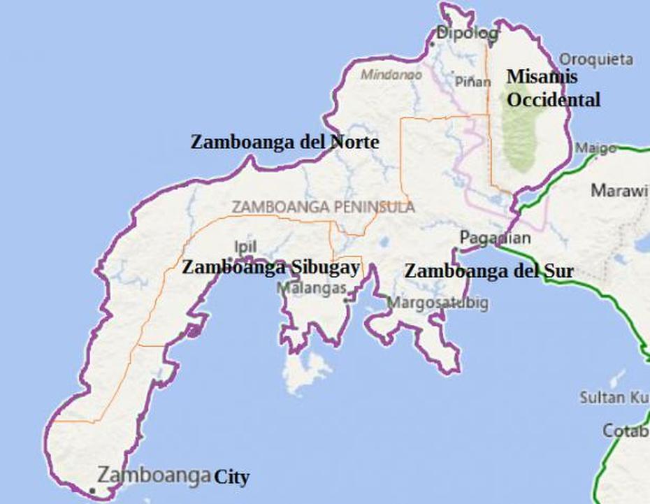 File:Republic Of Zamboanga Map.Png – Philippines, Dumalinao, Philippines, Philippines Powerpoint Template, Philippines Road