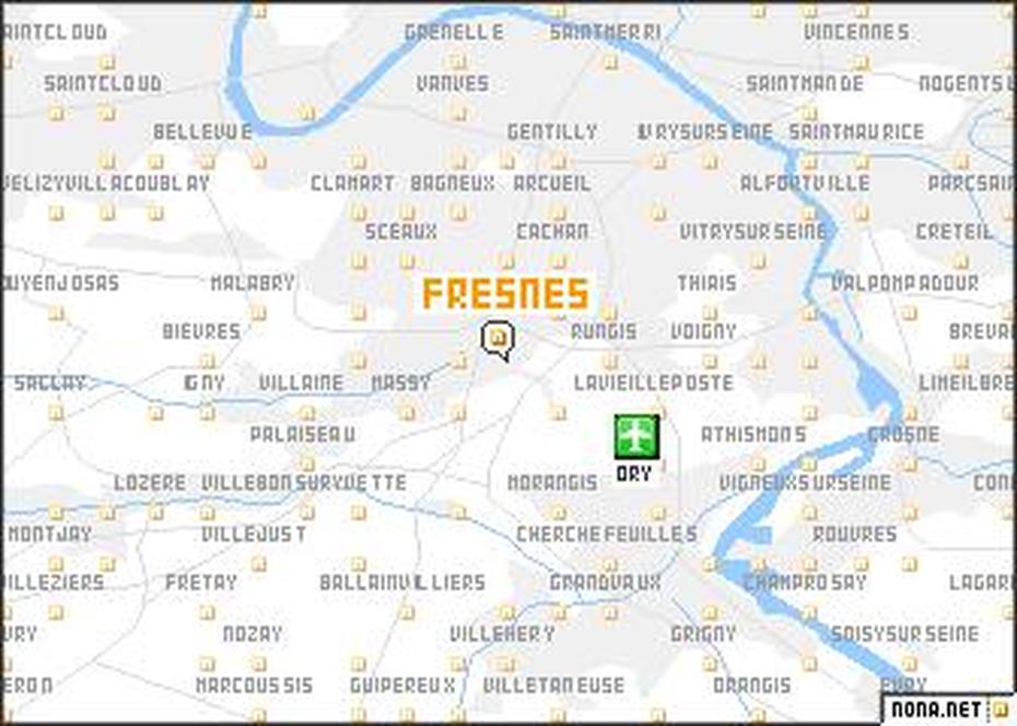 Fresnes (France) Map – Nona, Fresnes, France, Frene, Hauts De France