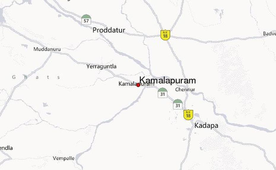 Hampi India, Vijayanagar, Weersverwachting, Kamalāpuram, India