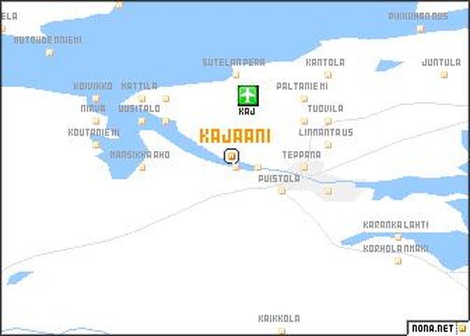 Kajaani Map, Kajaani, Finland, Finland  With Cities, Kajaani University Of Applied Sciences