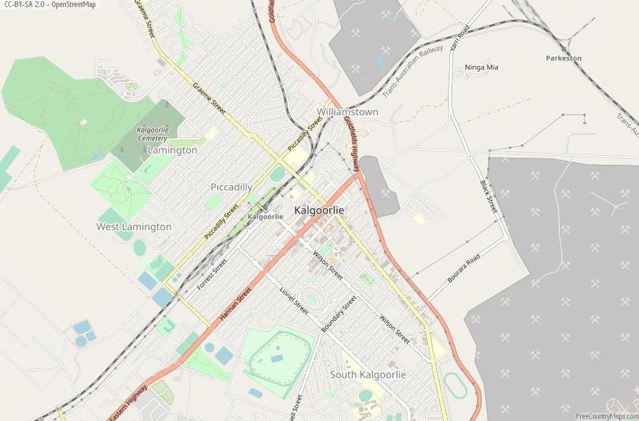 Kalgoorlie Map Australia Latitude & Longitude: Free Maps, Kalgoorlie, Australia, Kalgoorlie- Boulder, Esperance Australia