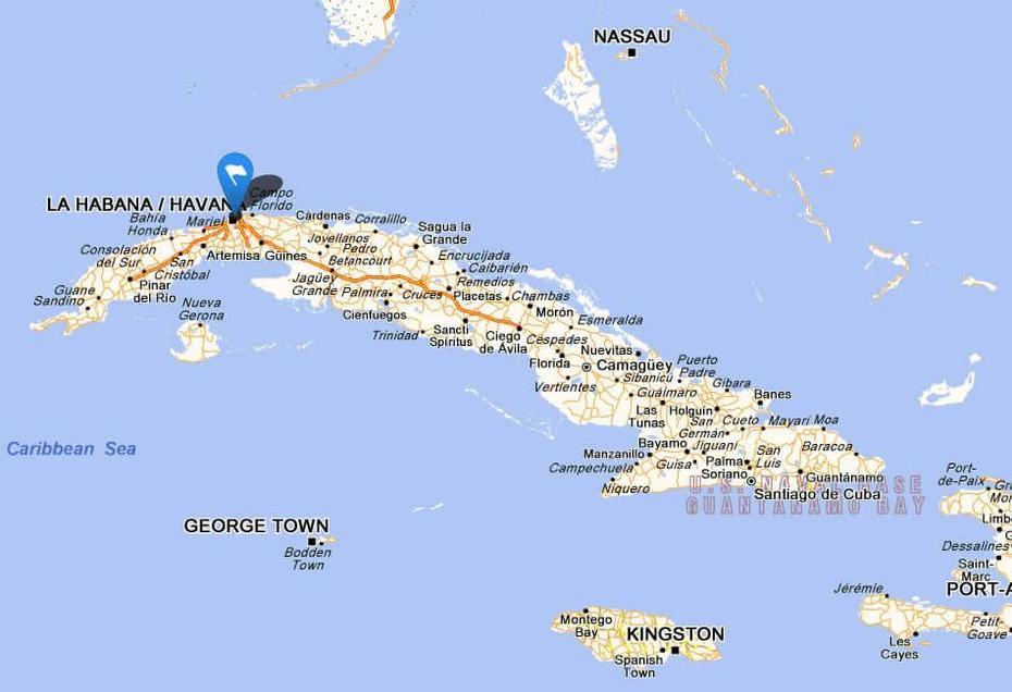 Map Of Cuba With Cities And Towns, Taguasco, Cuba, Cuba Capital, Cuba Usa