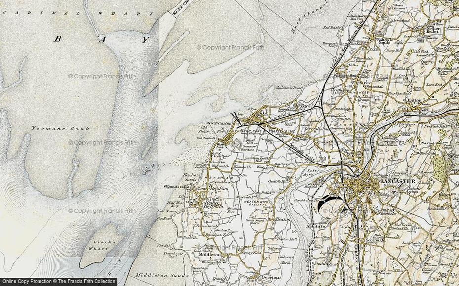 Map Of Morecambe, 1903-1904 – Francis Frith, Morecambe, United Kingdom, Morecambe Beach, Venture Park Morecambe